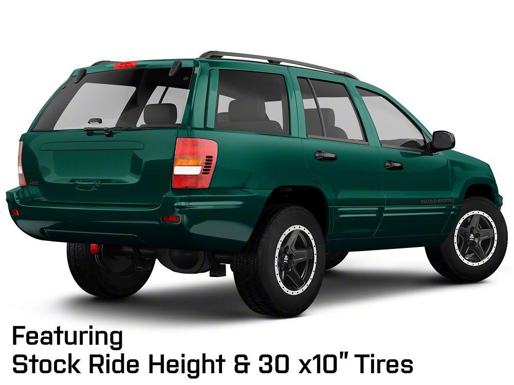 Mammoth Boulder Simulated Beadlock Style Black Wheel; 17x9; -6mm Offset (99-04 Jeep Grand Cherokee WJ)