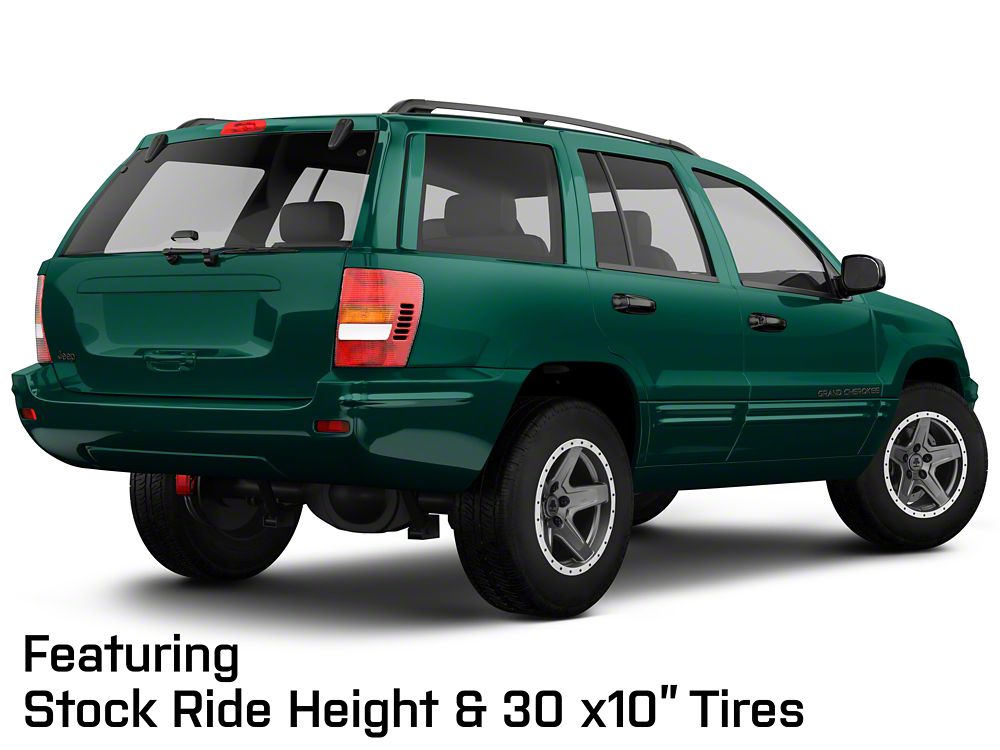 Mammoth Boulder Simulated Beadlock Style Charcoal Wheel; 17x9; -6mm Offset (99-04 Jeep Grand Cherokee WJ)