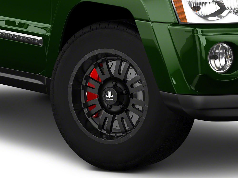Mammoth Krawler Matte Black Wheel; 17x9; -6mm Offset (05-10 Jeep Grand Cherokee WK, Excluding SRT8)