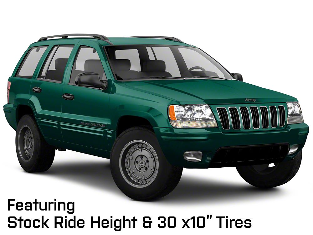 Mammoth Militant Charcoal Wheel; 17x9.5; -12mm Offset (99-04 Jeep Grand Cherokee WJ)