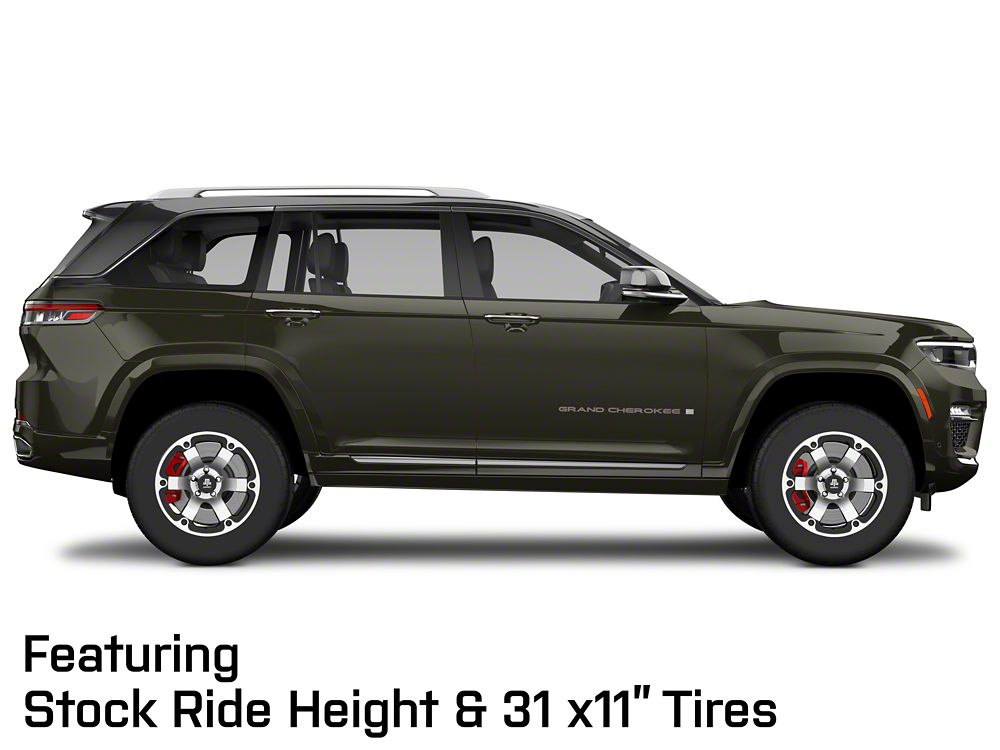 Mammoth Rogue Matte Black Machined Wheel; 18x9; -6mm Offset (22-25 Jeep Grand Cherokee WL)