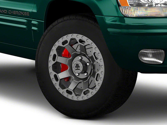 Mammoth Synister Charcoal Wheel; 17x9; -6mm Offset (99-04 Jeep Grand Cherokee WJ)