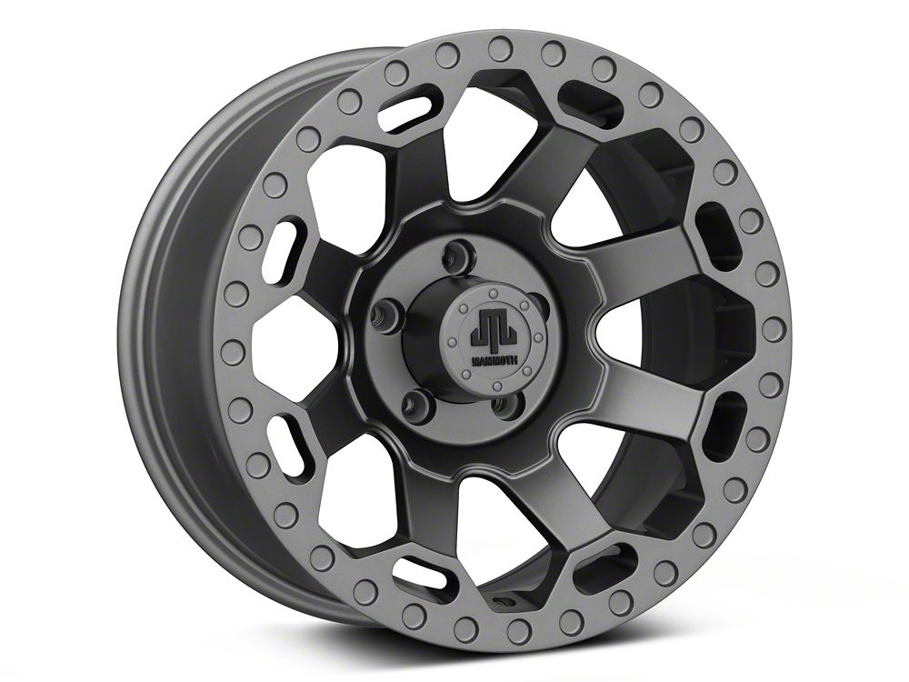 Mammoth Synister Charcoal Wheel; 17x9; -6mm Offset (05-10 Jeep Grand Cherokee WK, Excluding SRT8)