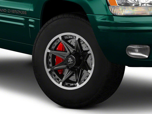 Mammoth Type 88 Black Wheel; 16x8; 0mm Offset (99-04 Jeep Grand Cherokee WJ)