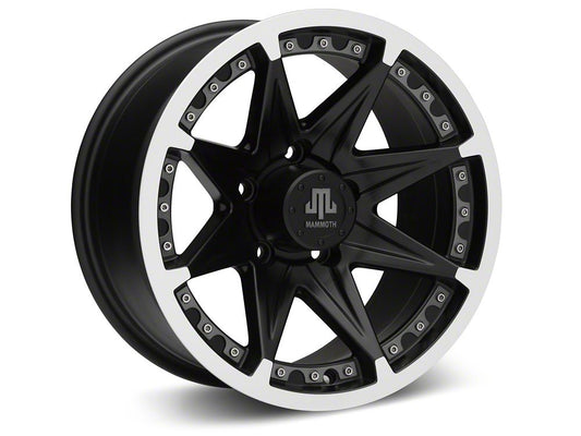 Mammoth Type 88 Black Wheel; 16x8; 0mm Offset (99-04 Jeep Grand Cherokee WJ)