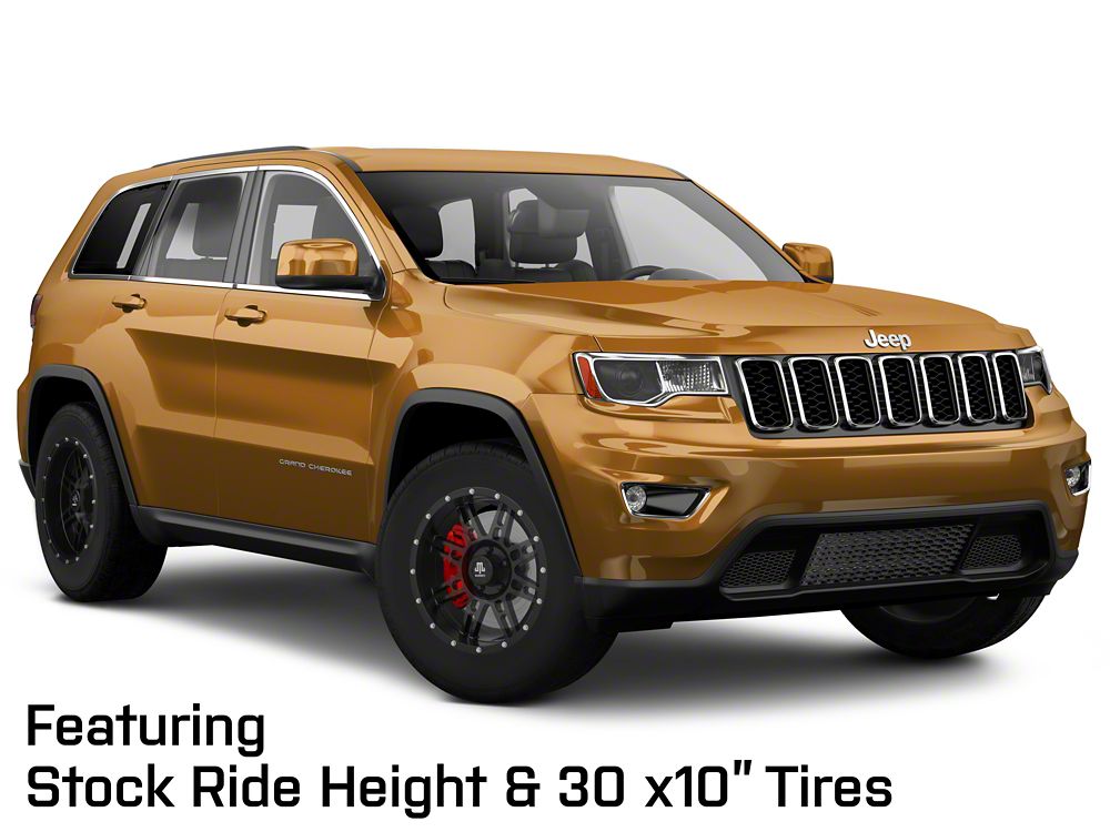 Mammoth Vader Simulated Beadlock Matte Black Wheel; 18x9; -6mm Offset (11-21 Jeep Grand Cherokee WK2)