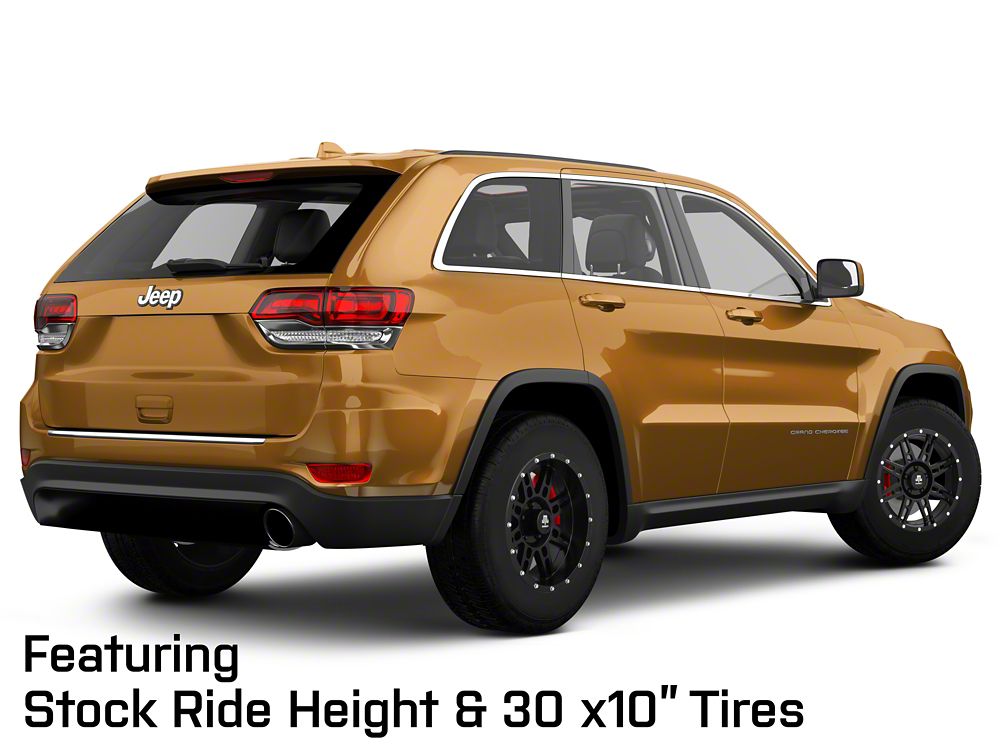 Mammoth Vader Simulated Beadlock Matte Black Wheel; 18x9; -6mm Offset (11-21 Jeep Grand Cherokee WK2)