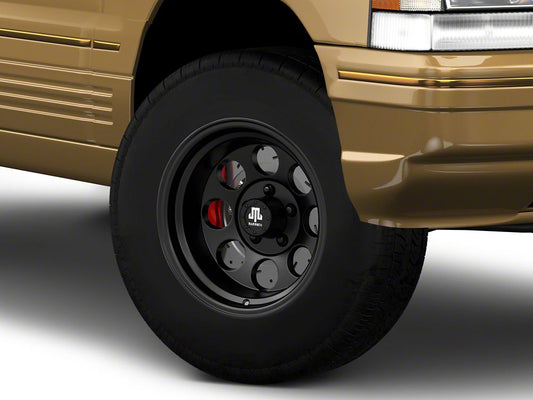 Mammoth 8 Aluminum Matte Black Wheel; 15x10; -44mm Offset (93-98 Jeep Grand Cherokee ZJ)