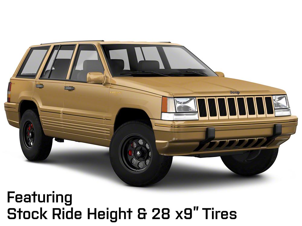 Mammoth 8 Aluminum Matte Black Wheel; 15x10; -44mm Offset (93-98 Jeep Grand Cherokee ZJ)