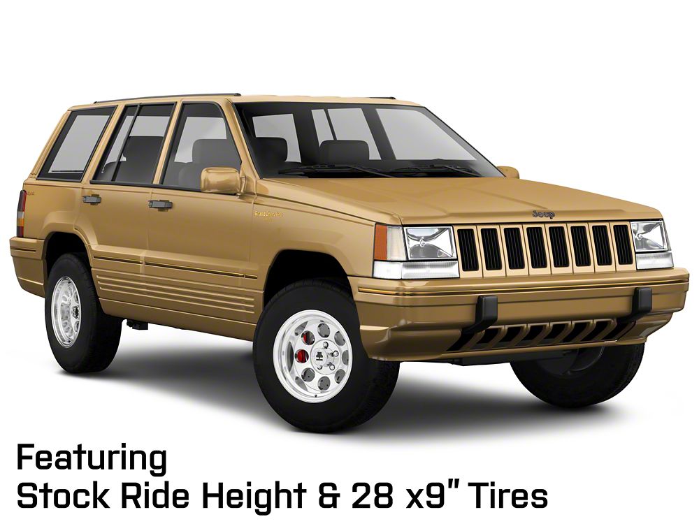 Mammoth 8 Aluminum Polished Wheel; 15x10; -44mm Offset (93-98 Jeep Grand Cherokee ZJ)
