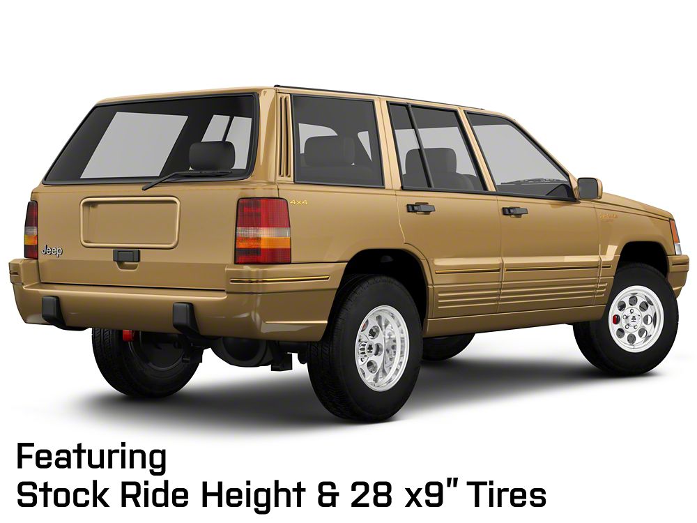 Mammoth 8 Aluminum Polished Wheel; 15x10; -44mm Offset (93-98 Jeep Grand Cherokee ZJ)