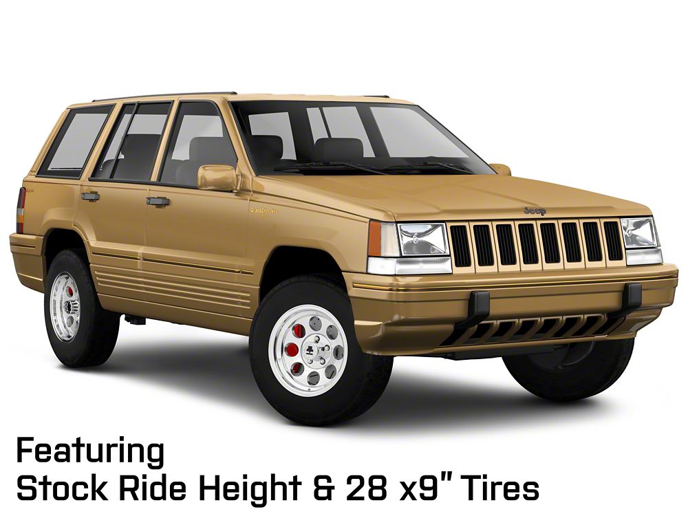 Mammoth 8 Aluminum Polished Wheel; 15x8; -19mm Offset (93-98 Jeep Grand Cherokee ZJ)