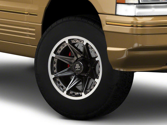 Mammoth Type 88 Black Wheel; 15x8; -19mm Offset (93-98 Jeep Grand Cherokee ZJ)