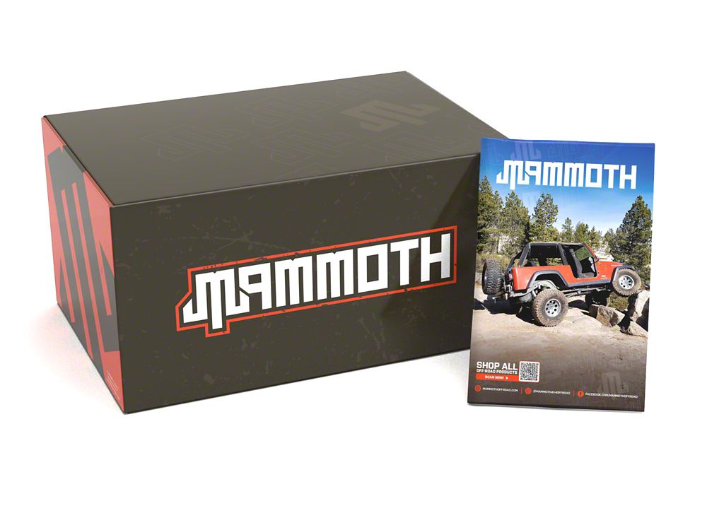 Mammoth Cliff Hanger Matte Black Wheel; 17x9; -6mm Offset (20-25 Jeep Gladiator JT)