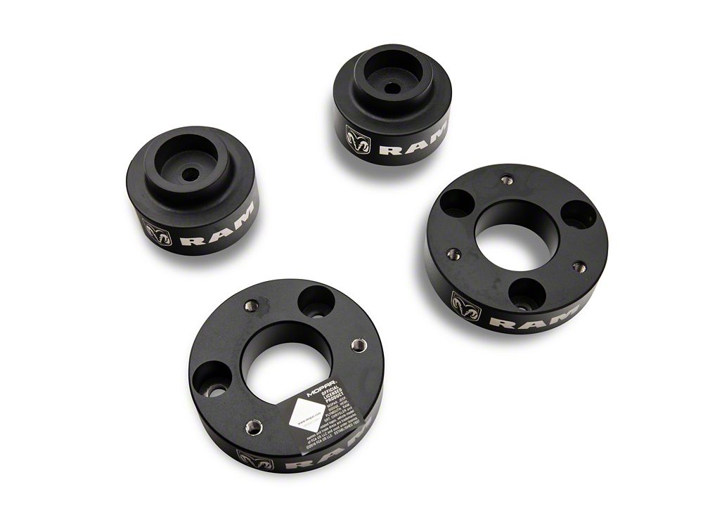 RAM Licensed by Mammoth 2-Inch Front / 1.50-Inch Rear Leveling Kit (06-18 4WD RAM 1500 w/o Air Ride, Excluding Mega Cab)