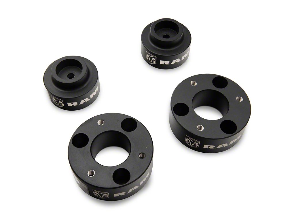 RAM Licensed by Mammoth 3-Inch Front / 1.50-Inch Rear Leveling Kit (06-18 4WD RAM 1500 w/o Air Ride, Excluding Mega Cab)