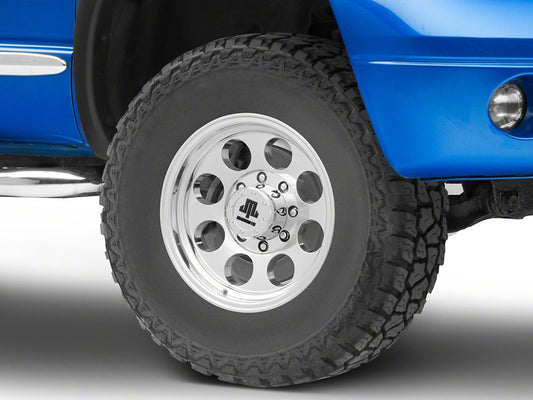 Mammoth 8 Aluminum Polished 8-Lug Wheel; 17x9; -6mm Offset (06-08 RAM 1500 Mega Cab)