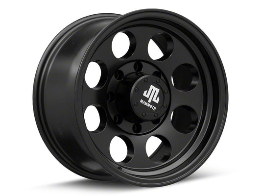 Mammoth 8 Aluminum Matte Black 8-Lug Wheel; 17x9; -6mm Offset (06-08 RAM 1500 Mega Cab)