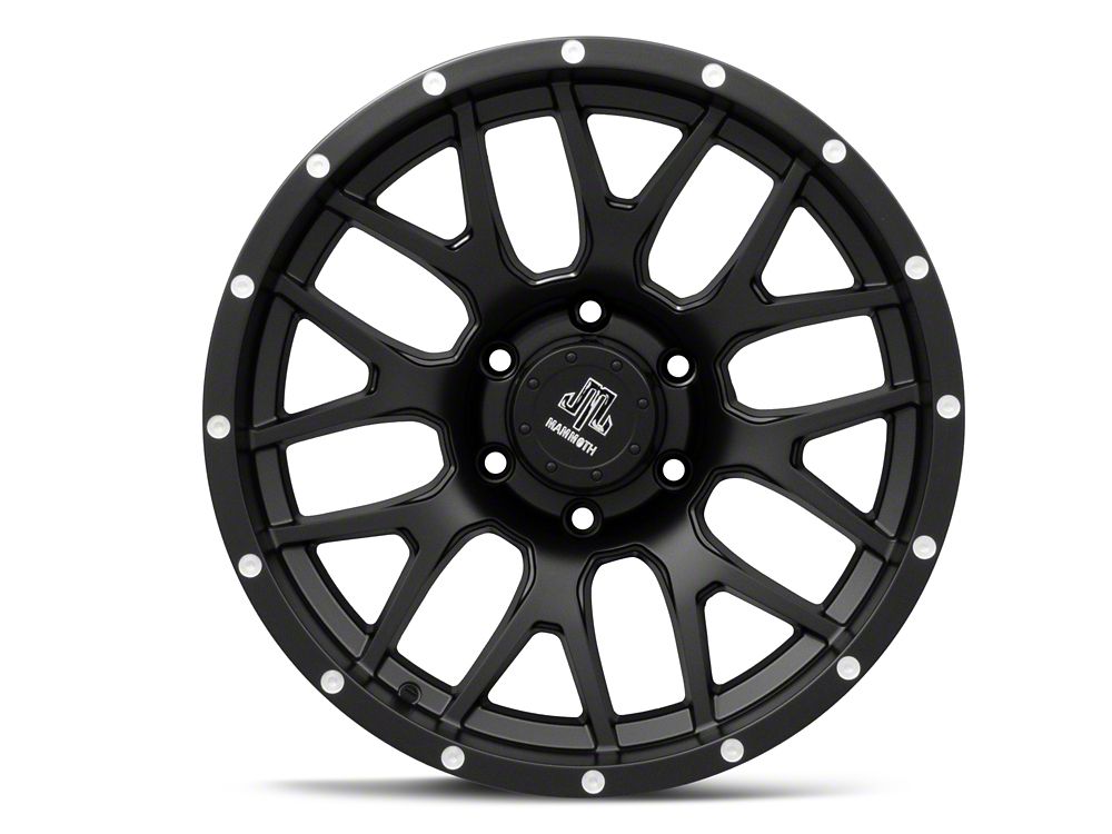 Mammoth Beadlock Mesh Matte Black 6-Lug Wheel; 18x9; -6mm Offset (19-25 RAM 1500)