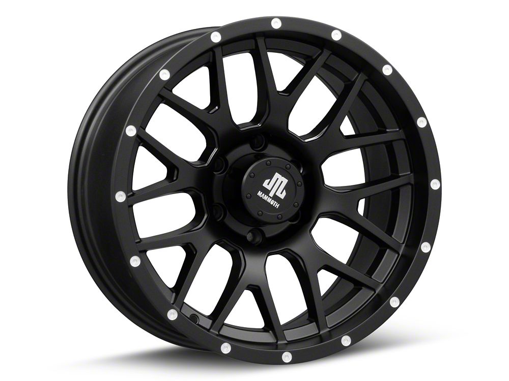 Mammoth Beadlock Mesh Matte Black 6-Lug Wheel; 18x9; -6mm Offset (19-25 RAM 1500)