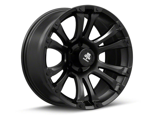 Mammoth Madness Matte Black 6-Lug Wheel; 20x9; -6mm Offset (19-25 RAM 1500)