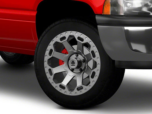 Mammoth Synister Charcoal 5-Lug Wheel; 20x9; -6mm Offset (94-01 RAM 1500)