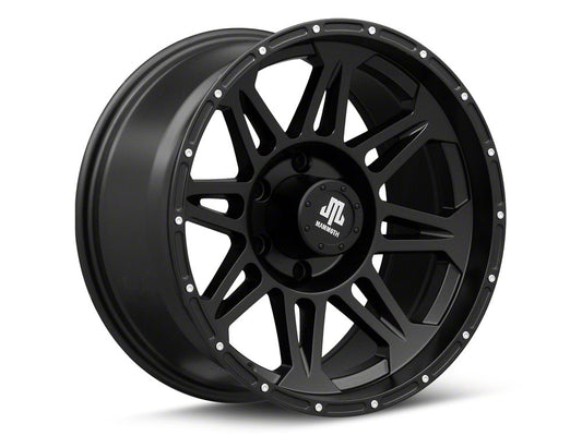 Mammoth Split 8 Beadlock Matte Black 6-Lug Wheel; 18x9; -6mm Offset (19-25 RAM 1500)