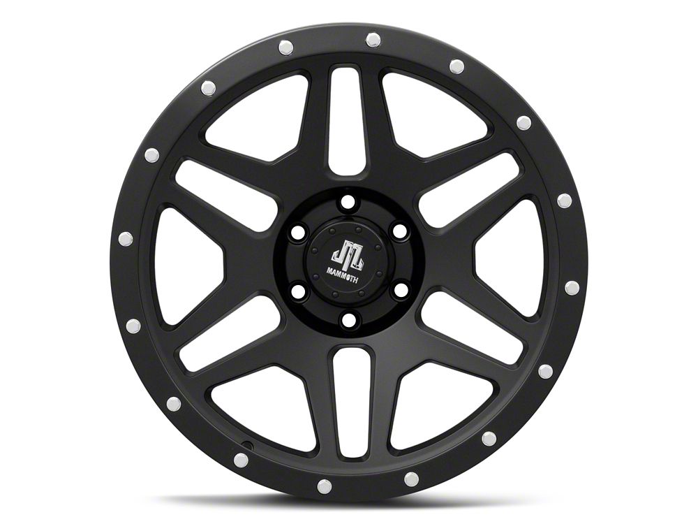 Mammoth Split 6 Beadlock Matte Black 6-Lug Wheel; 20x9; -6mm Offset (19-25 RAM 1500)