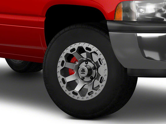 Mammoth Synister Charcoal 5-Lug Wheel; 17x9; -6mm Offset (94-01 RAM 1500)