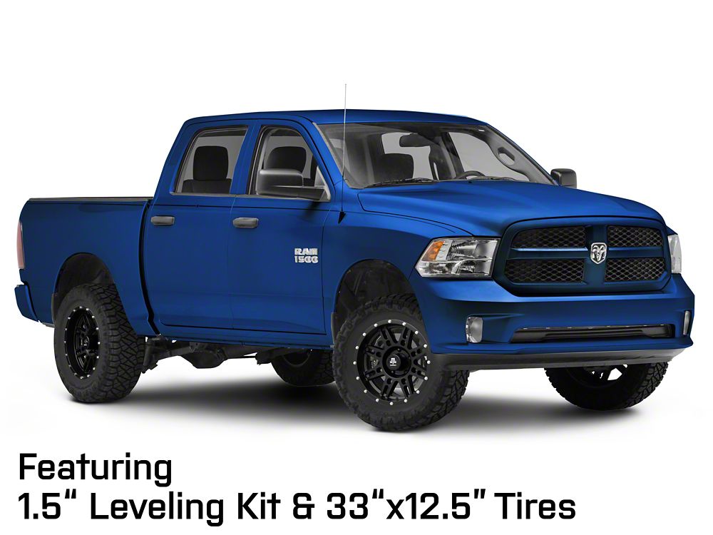Mammoth Vader Beadlock Matte Black 5-Lug Wheel; 17x9; -6mm Offset (09-18 RAM 1500)