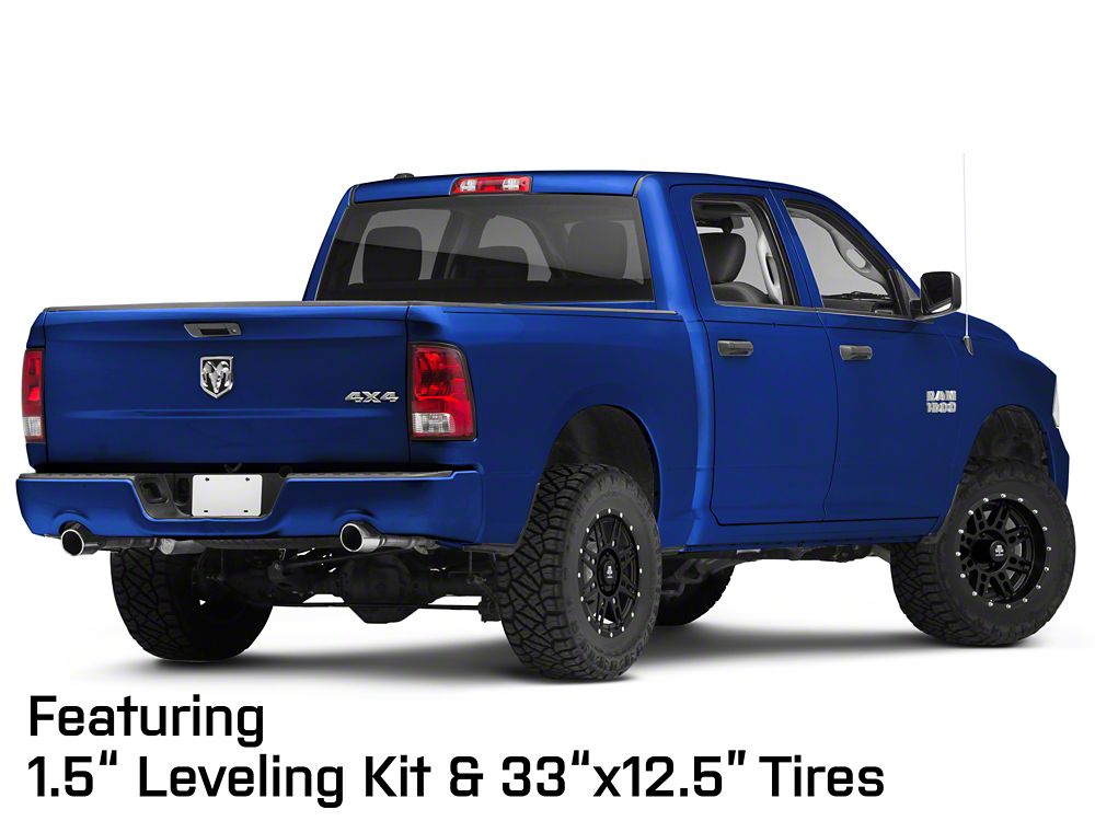 Mammoth Vader Beadlock Matte Black 5-Lug Wheel; 17x9; -6mm Offset (09-18 RAM 1500)