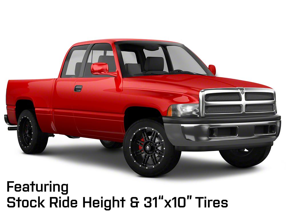 Mammoth Vader Beadlock Matte Black 5-Lug Wheel; 20x9; -6mm Offset (94-01 RAM 1500)