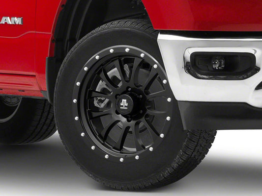 Mammoth 12 Hole Satin Black 6-Lug Wheel; 20x9; -6mm Offset (19-25 RAM 1500)