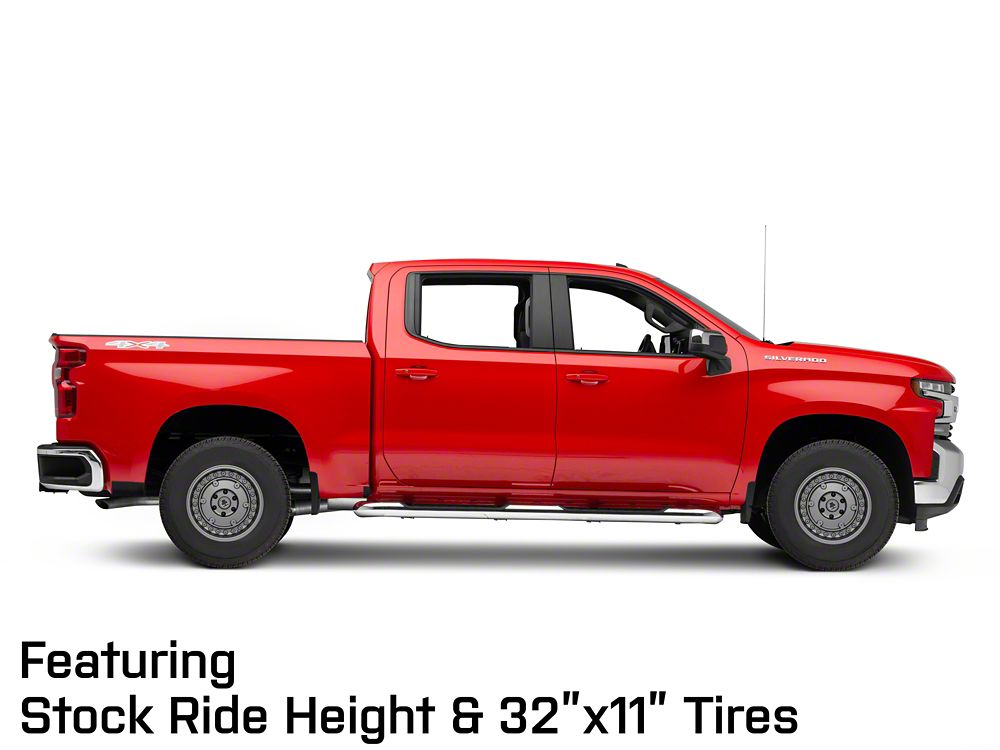 Mammoth Militant Charcoal Wheel; 17x9.5; -18mm Offset (19-25 Silverado 1500)