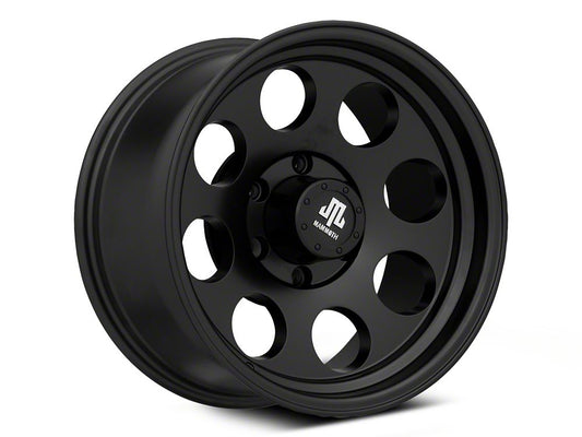 Mammoth 8 Aluminum Matte Black 6-Lug Wheel; 17x9; -6mm Offset (14-18 Silverado 1500)