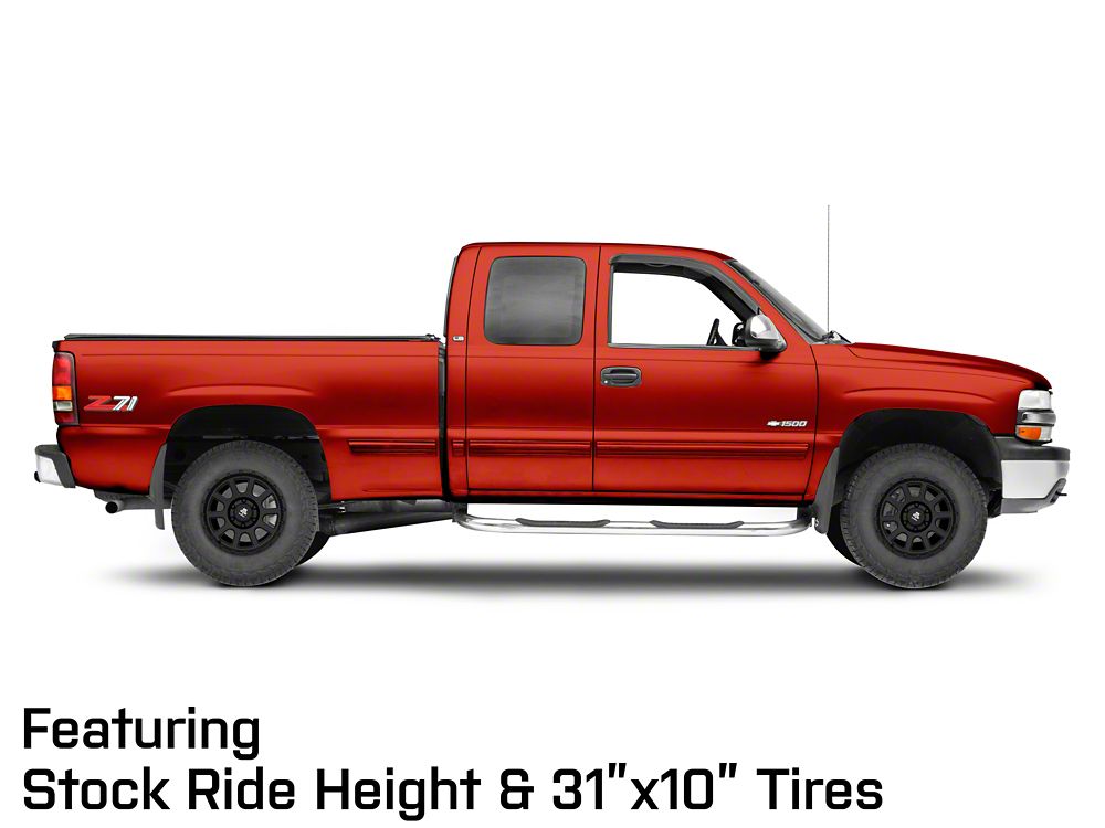 Mammoth 10 Hole Matte Black 6-Lug Wheel; 17x9; -6mm Offset (99-06 Silverado 1500)
