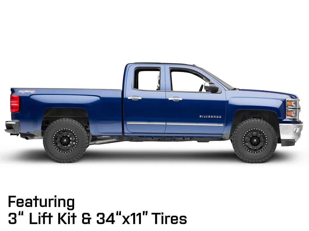 Mammoth 10-Spoke Beadlock Matte Black 6-Lug Wheel; 17x9; -6mm Offset (14-18 Silverado 1500)