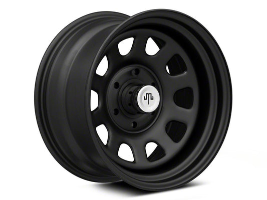 Mammoth D Window Matte Black 6-Lug Wheel; 17x9; -6mm Offset (99-06 Silverado 1500)