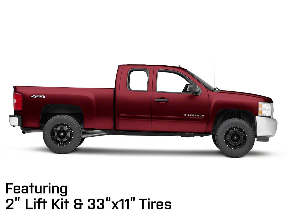 Mammoth 6 Hole Satin Black 6-Lug Wheel; 17x8; 0mm Offset (07-13 Silverado 1500)