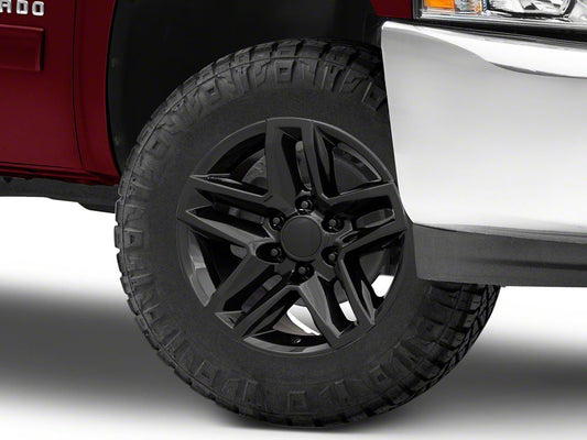 Mammoth Trail Boss Style Black 6-Lug Wheel; 18x8.5; 26mm Offset (07-13 Silverado 1500)