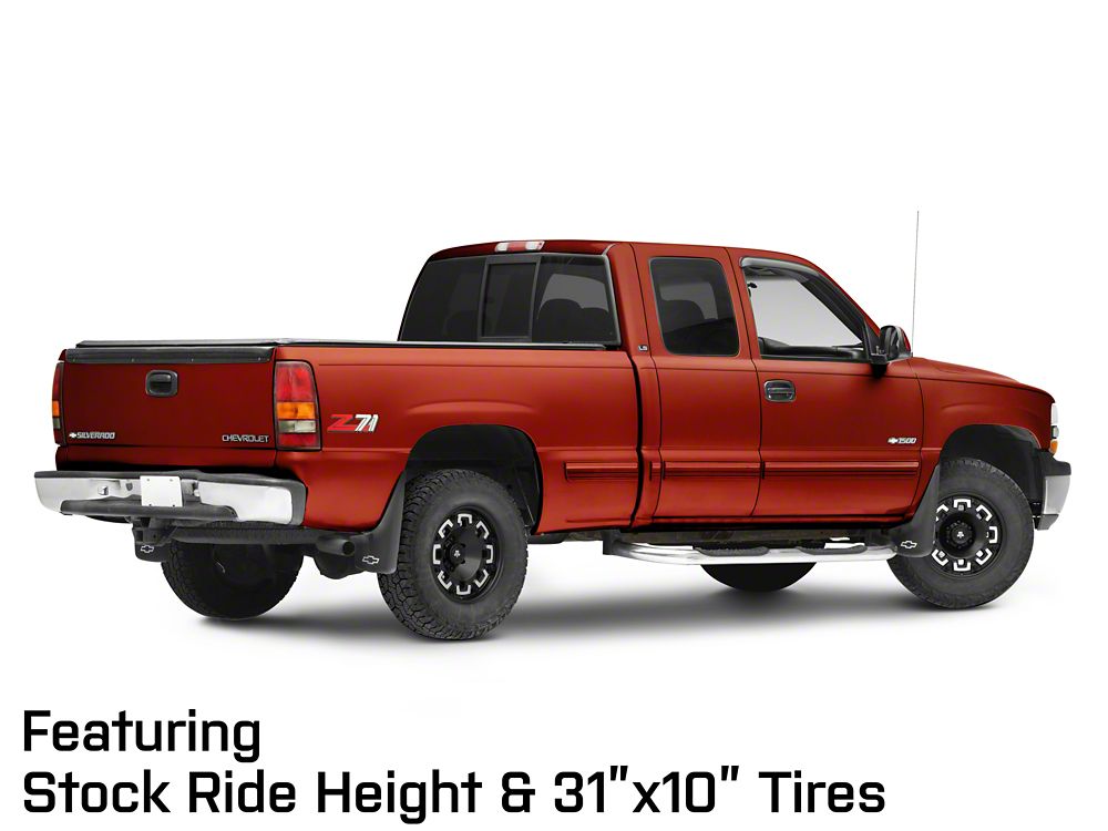 Mammoth Boss Satin Black Machined 6-Lug Wheel; 17x9; -6mm Offset (99-06 Silverado 1500)