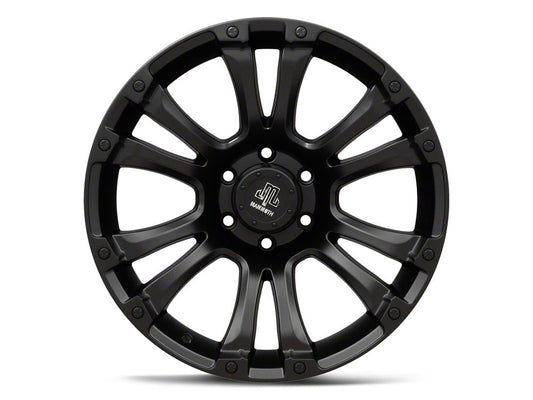 Mammoth Madness Matte Black 6-Lug Wheel; 20x9; -6mm Offset (14-18 Silverado 1500)