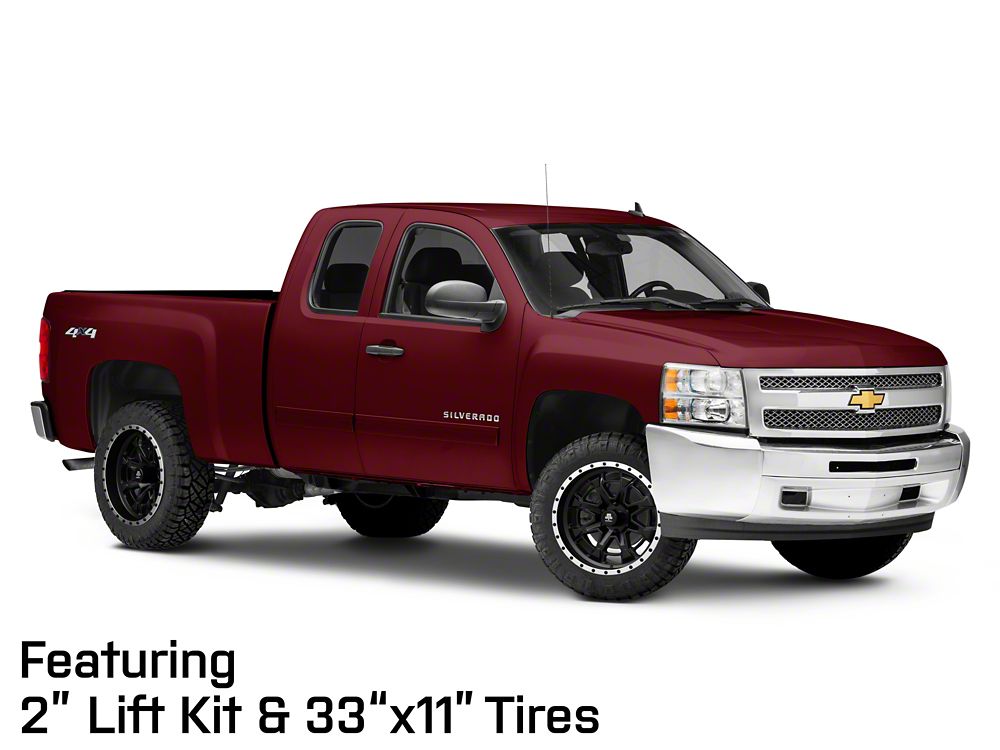 Mammoth Split 16 Beadlock Satin Black with Polished Lip 6-Lug Wheel; 20x9; -6mm Offset (07-13 Silverado 1500)