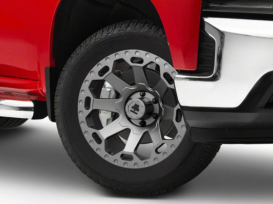 Mammoth Synister Charcoal 6-Lug Wheel; 20x9; -6mm Offset (19-25 Silverado 1500)