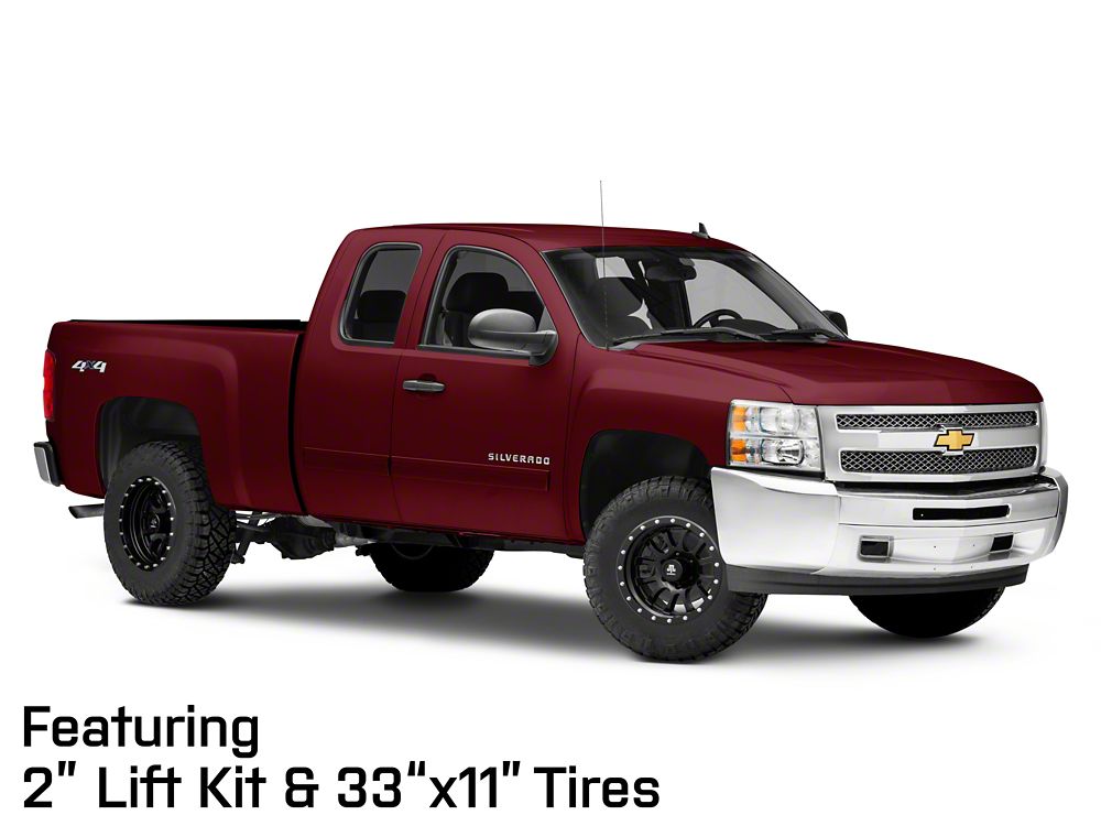 Mammoth 12 Hole Satin Black 6-Lug Wheel; 17x9; -6mm Offset (07-13 Silverado 1500)