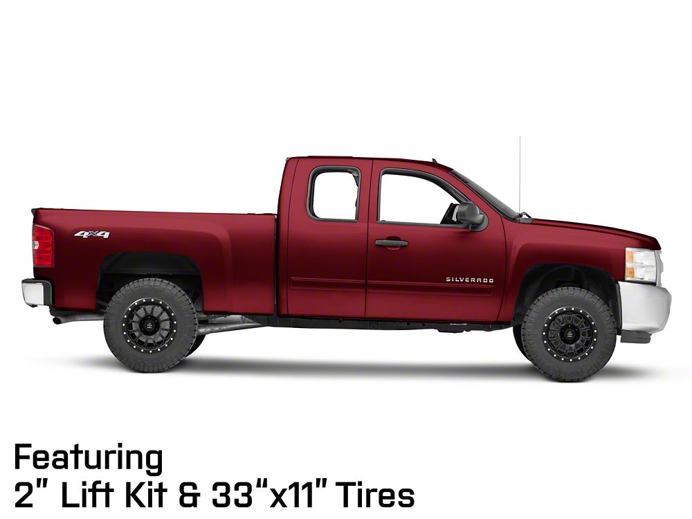 Mammoth 12 Hole Satin Black 6-Lug Wheel; 17x9; -6mm Offset (07-13 Silverado 1500)