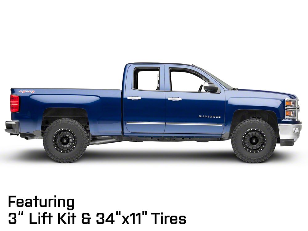 Mammoth 12 Hole Satin Black 6-Lug Wheel; 17x9; -6mm Offset (14-18 Silverado 1500)