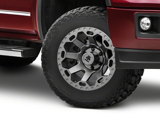 Mammoth Synister Charcoal 6-Lug Wheel; 17x9; -6mm Offset (07-13 Silverado 1500)