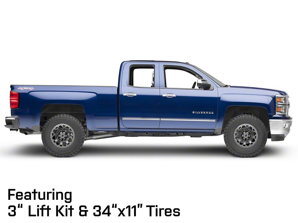 Mammoth Synister Charcoal 6-Lug Wheel; 17x9; -6mm Offset (14-18 Silverado 1500)