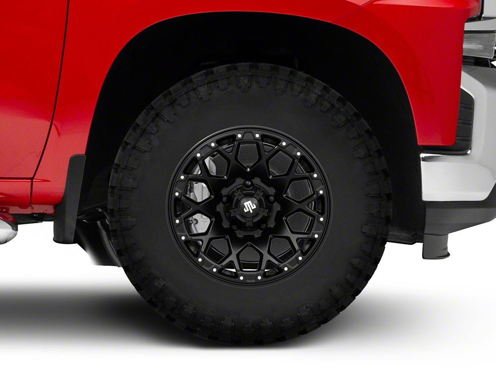 17x9 Mammoth Vex & 33in Mudclaw Mud-Terrain Comp MTX Tire Package (19-25 Silverado 1500)